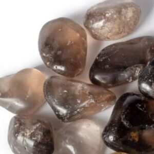 Pierre roulée quartz fumé naturel