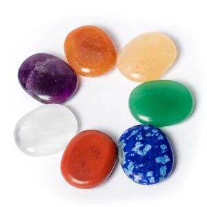 7 mini pierres chakras de soucis