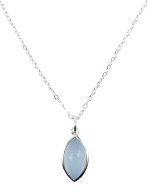 Collier Argent 925 Larme Argentée